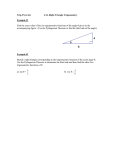 4.3A Right Triangle Trig