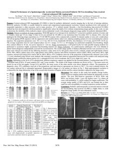 Clinical Performance of a Spatiotemporally Accelerated Motion