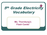 5thElectricityflashcards