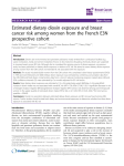 Estimated dietary dioxin exposure and breast cancer risk among