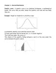 Chapter 3 – Normal Distribution