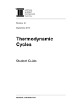 Thermodynamic Cycles Knowledge Check