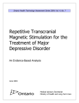 Repetitive Transcranial Magnetic Stimulation for the Treatment of