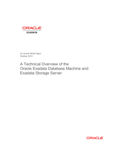 Oracle Exadata Storage Server and Database Machine Technical