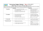 Akrotiri Music Curriculum Overview 2016 2017