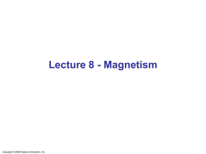 Lecture 8a - Magnetism