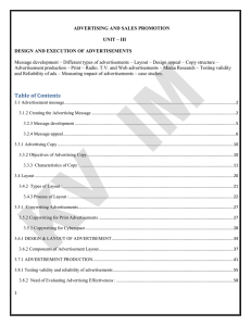 3.3.1 Advertising Copy - KV Institute of Management and Information