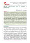 The Role of Reactive Oxygen Species and Antioxidants in Oxidative