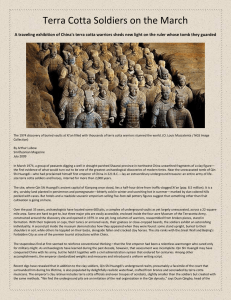 Terra Cotta Soldiers on the March