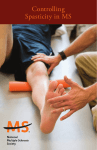 Controlling Spasticity - National Multiple Sclerosis Society