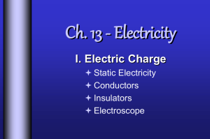 I. Electric Charge - Otterville R