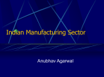 indian manufacturing sector