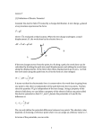 Lesson 7 (1) Definition of Electric Potential Consider the electric field