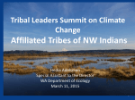 Affiliated Tribes of NW Indians Tribal Leaders Summit on Climate