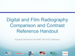 Digital and Film Radiography Comparison and Contrast Reference