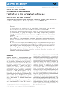 Facilitation in the conceptual melting pot