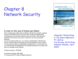 Security in Computer Networks