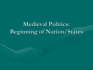 Medieval Politics - sandestrange