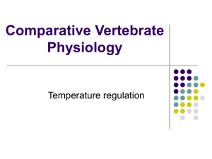 Comparative Vertebrate Physiology