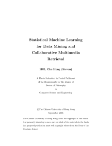 Statistical Machine Learning for Data Mining and