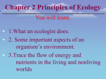 Chapter 2 Principles of Ecology