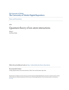 Quantum theory of ion-atom interactions