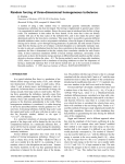 Random forcing of three-dimensional homogeneous turbulence