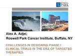Alex A. Adjei, Roswell Park Cancer Institute, Buffalo, NY