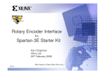 Rotary Encoder Interface Spartan