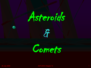 Asteroids and Comets
