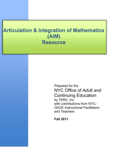 AIM Resource Manual