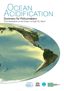 Ocean Acidification Summary for Policymakers