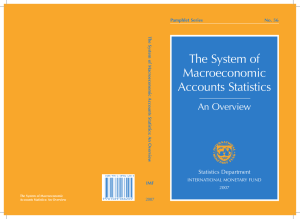 The System of Macroeconomic Accounts Statistics