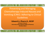 Preventing and Managing Chemotherapy