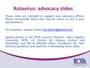 Rotavirus vaccination