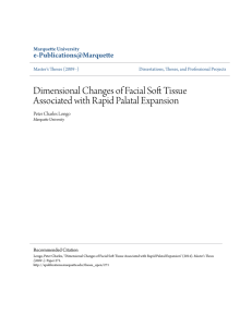 Dimensional Changes of Facial Soft Tissue Associated with Rapid