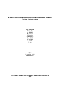 A Benthic-optimised Marine Environment Classification