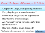 Prescrip on drugs - Rutgers Chemistry