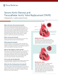 Severe Aortic Stenosis and Transcatheter Aortic Valve Replacement