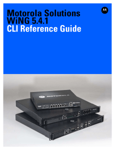 motorola solutions wing 5.4.1 cli reference guide