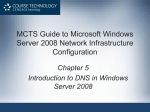 Introduction to DNS in Windows Server 2008