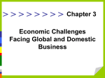 Chapter 3: Economic Challenges Facing Contemporary Business.