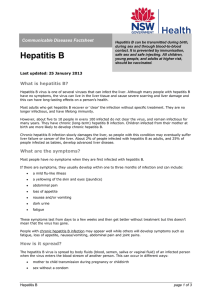 Hepatitis B - NSW Health