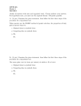 MTH 345 Exam 4 Fall 2013 Justify all answers with neat