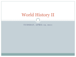 World History II - Modern Social Studies Classroom