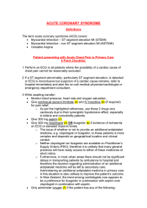 acute coronary syndrome