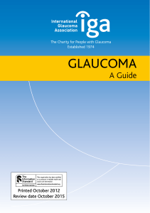 Glaucoma - Moorfields Eye Hospital