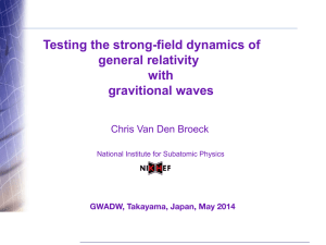 Testing the strong-field dynamics of general relativity with gravitional