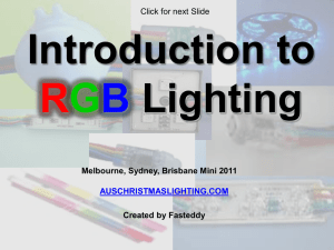 RGB Lighting Flash