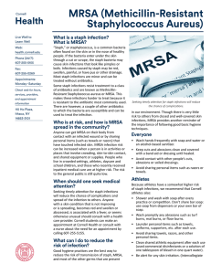 MRSA (Methicillin-Resistant Staphylococcus Aureus)